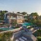 Esmeralda Villa exterior with sea views – Tierra Viva Lamborghini villas, Benahavís