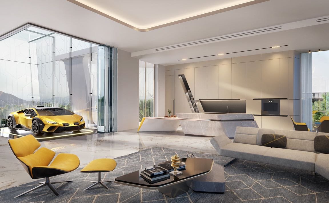 Painite car gallery and living space (render)