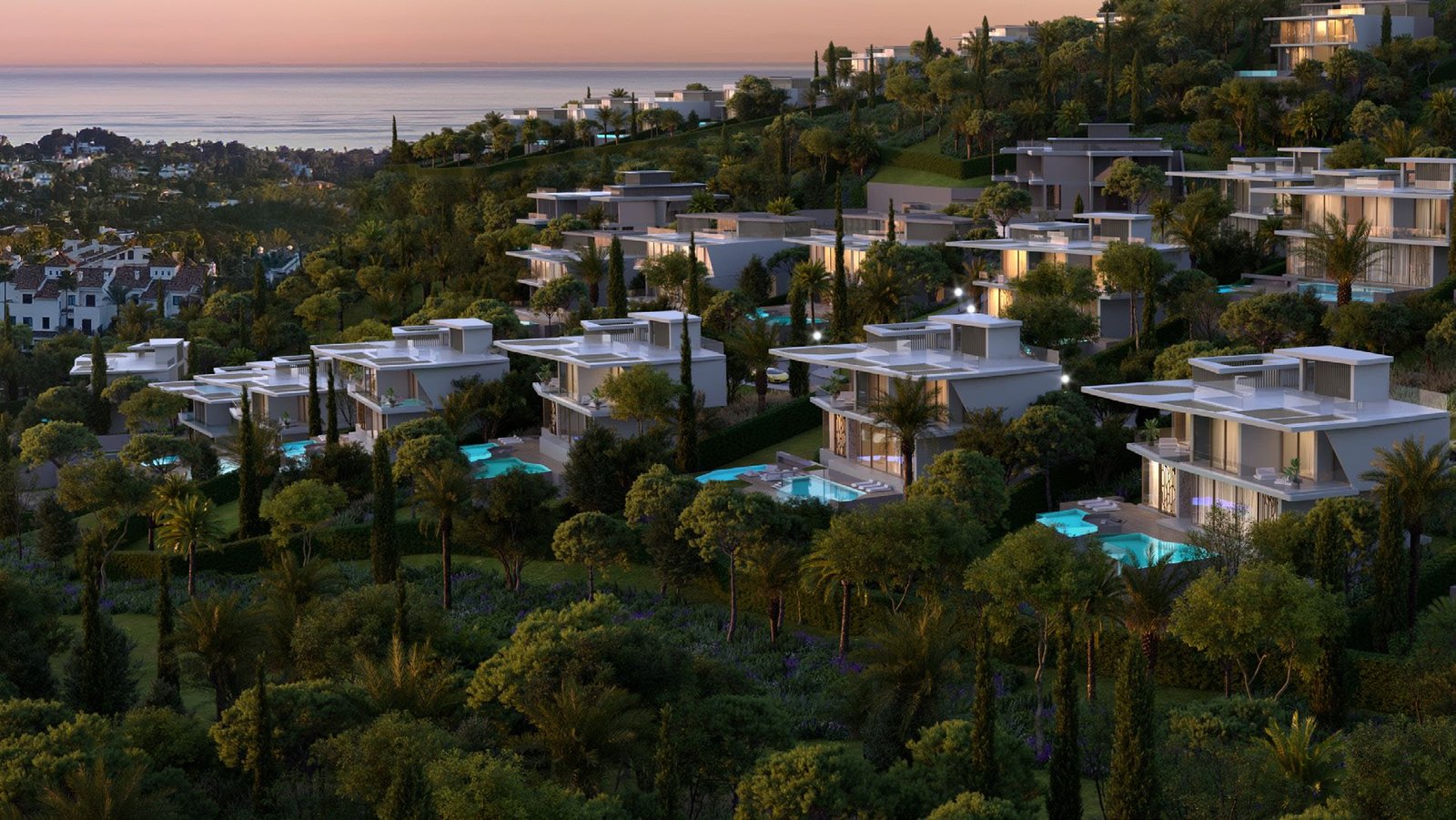 Tierra Viva masterplan from the air (render)